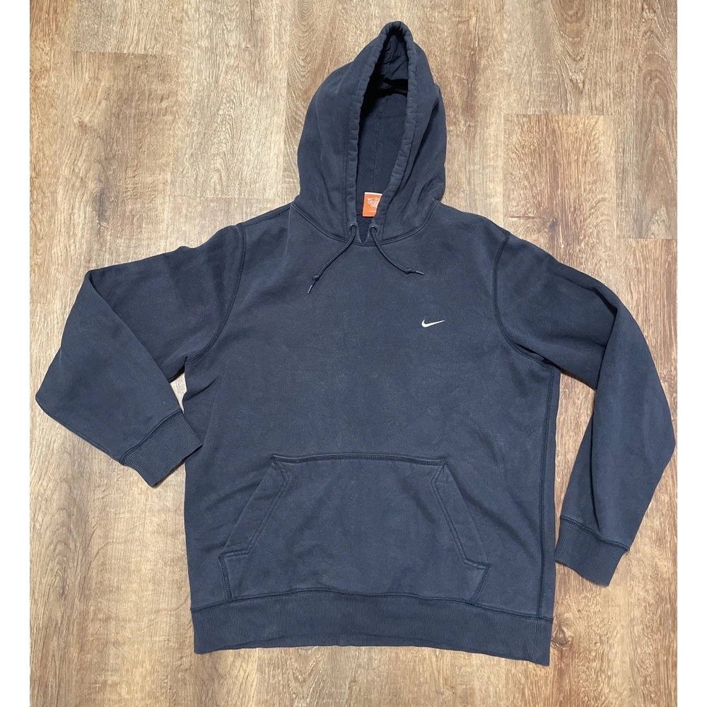 Nike Men's Y2K 2000s Faded Vintage Hoodie Swoosh Streetwear Athletic